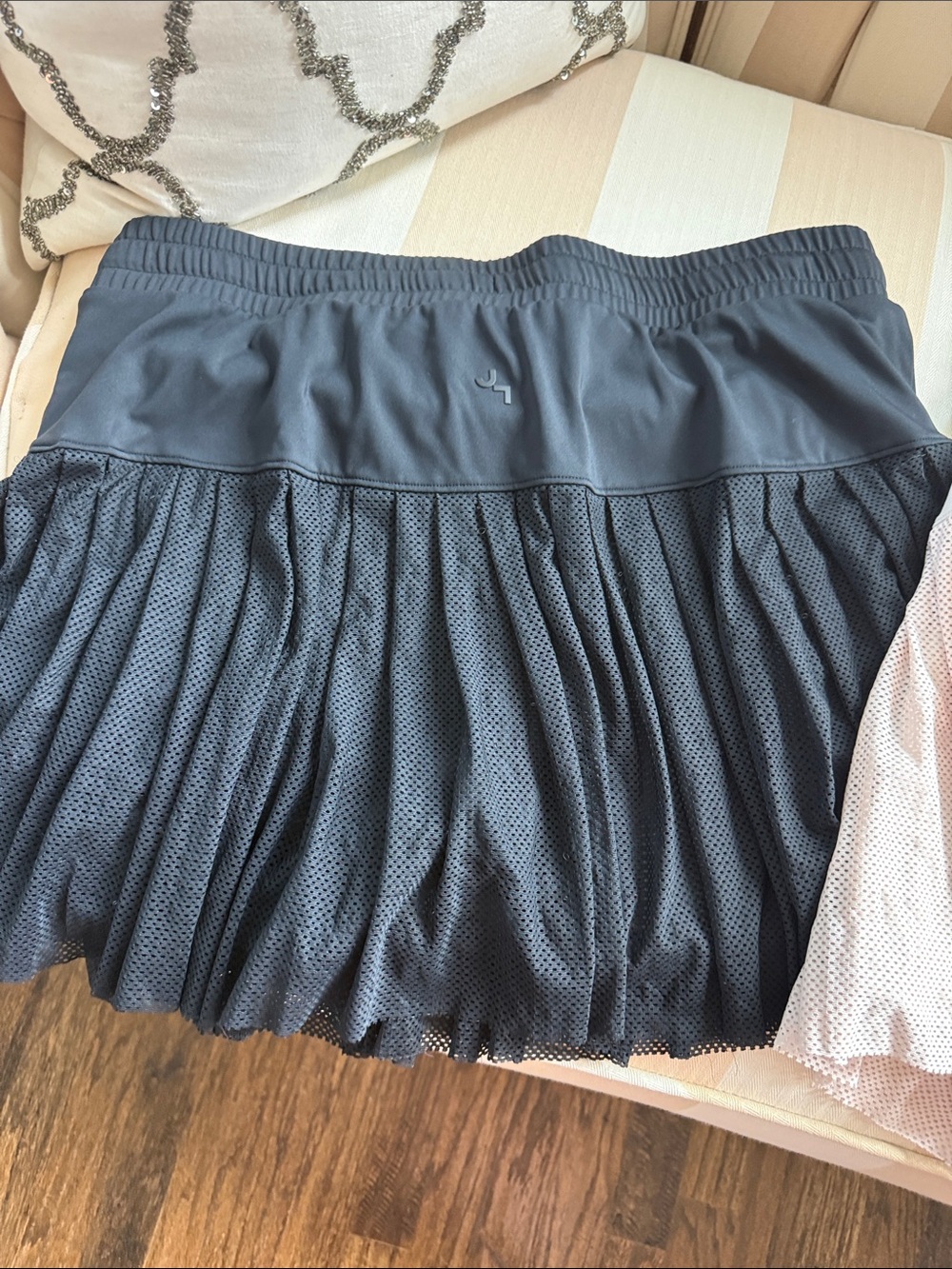JoyLab Women's Athletic Skirt Trio - Black, Cream, Pink - Picture 6 of 8